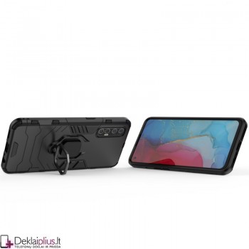 Sustiprintas dėklas 4in1 - juodas (Oppo Reno3 Pro) Sustiprintas dėklas 4in1 - juodas (Oppo Reno3 Pro)